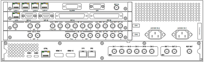 AVR-802-IP背面